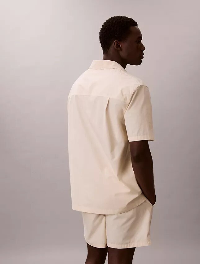 Camicia da notte classica in popeline di cotone Heritage Camicia da notte classica in popeline di cotone Heritage