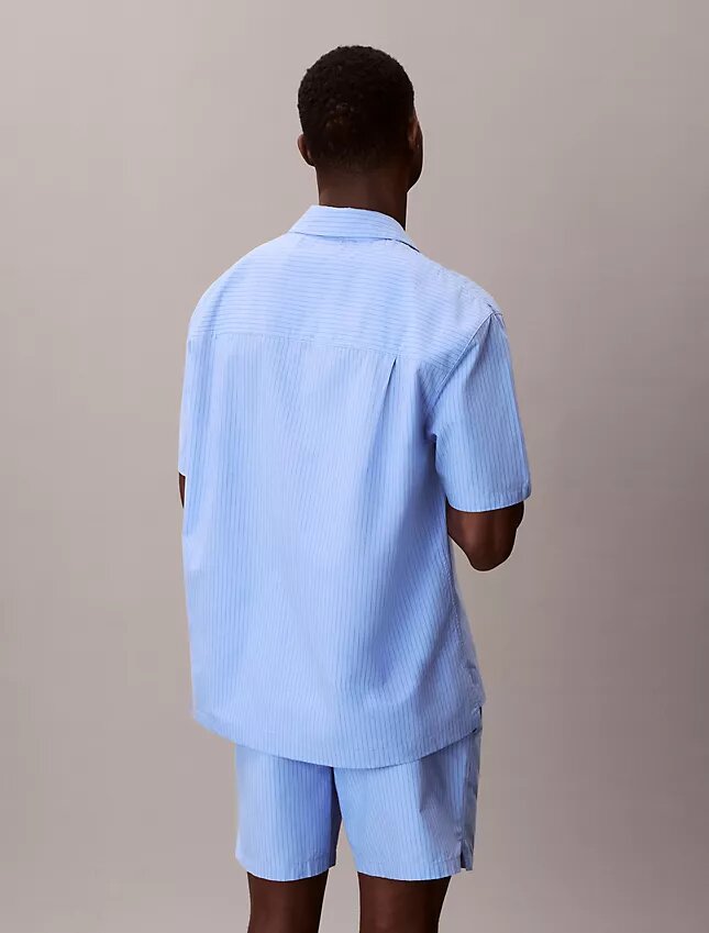 Camicia da notte classica in popeline di cotone Heritage Camicia da notte classica in popeline di cotone Heritage