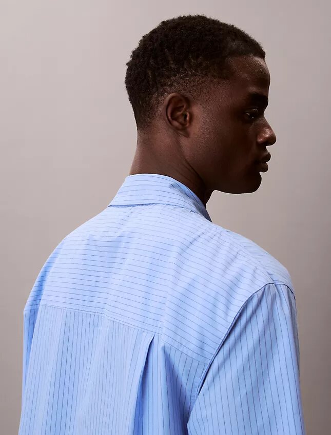 Camicia da notte classica in popeline di cotone Heritage Camicia da notte classica in popeline di cotone Heritage