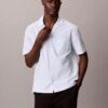 Camicia da notte comoda in seersucker con bottoni Camicia da notte comoda in seersucker con bottoni