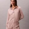 Camicia da notte con finitura satinata Camicia da notte con finitura satinata