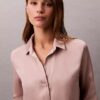 Camicia da notte con finitura satinata Camicia da notte con finitura satinata