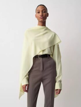 Camicia drappeggiata Kiki
