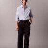 Camicia in cotone tinta unita dal taglio morbido con colletto button-down Camicia in cotone tinta unita dal taglio morbido con colletto button-down