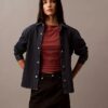 Camicia in Denim dal taglio morbido con bottoni