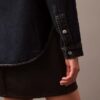 Camicia in Denim dal taglio morbido con bottoni