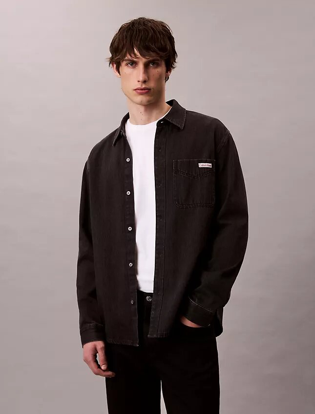 Camicia oversize in Denim classico Camicia oversize in Denim classico
