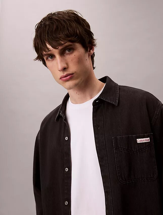 Camicia oversize in Denim classico Camicia oversize in Denim classico