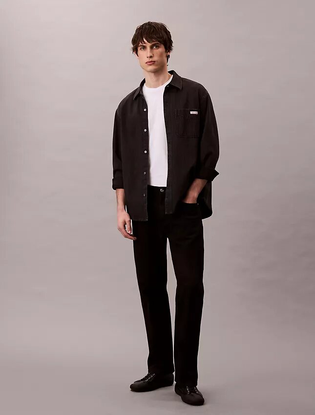 Camicia oversize in Denim classico Camicia oversize in Denim classico