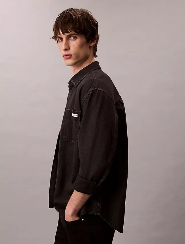 Camicia oversize in Denim classico Camicia oversize in Denim classico