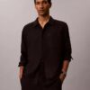 Camicia oversize in misto lino Camicia oversize in misto lino