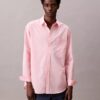 Camicia oversize in popeline di cotone con bottoni Camicia oversize in popeline di cotone con bottoni