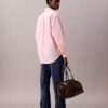 Camicia oversize in popeline di cotone con bottoni Camicia oversize in popeline di cotone con bottoni
