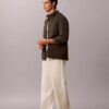 Camicia oversize in twill lavato