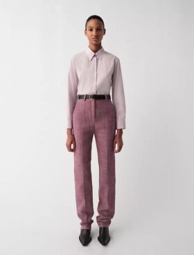Camicia slim a bottoni Daisy