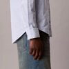 Camicia slim a righe con bottoni