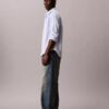Camicia slim a righe con bottoni