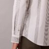 Camicia slim elasticizzata Supima a righe tinte in filo Camicia slim elasticizzata Supima a righe tinte in filo