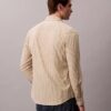Camicia slim fit elasticizzata a righe con bottoni