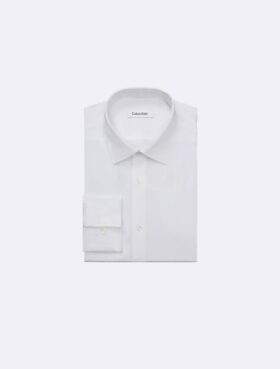 Camicia slim fit elasticizzata con colletto button-down