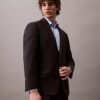 Camicia slim fit elasticizzata con colletto button-down