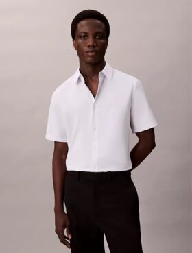 Camicia slim fit in Cotton Stretch con bottoni