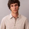 Camicia slim in cotone Cotton Stretch a quadri con bottoni Camicia slim in cotone Cotton Stretch a quadri con bottoni
