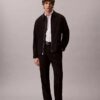 Camicia slim in cotone elasticizzato a righe con colletto button-down Camicia slim in cotone elasticizzato a righe con colletto button-down