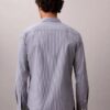 Camicia slim in cotone elasticizzato a righe con colletto button-down Camicia slim in cotone elasticizzato a righe con colletto button-down