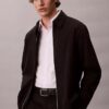 Camicia slim in cotone elasticizzato a righe con colletto button-down Camicia slim in cotone elasticizzato a righe con colletto button-down