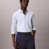 Camicia slim in cotone elasticizzato con colletto button-down Camicia slim in cotone elasticizzato con colletto button-down