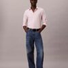 Camicia slim in cotone elasticizzato con colletto button-down Camicia slim in cotone elasticizzato con colletto button-down