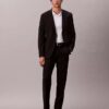 Camicia slim in cotone elasticizzato con colletto button-down Camicia slim in cotone elasticizzato con colletto button-down