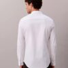 Camicia slim in cotone elasticizzato con colletto button-down Camicia slim in cotone elasticizzato con colletto button-down
