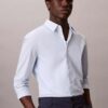 Camicia slim in cotone elasticizzato con colletto button-down Camicia slim in cotone elasticizzato con colletto button-down