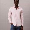 Camicia slim in cotone elasticizzato con colletto button-down Camicia slim in cotone elasticizzato con colletto button-down