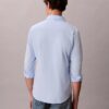 Camicia slim in cotone elasticizzato con colletto button-down