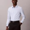 Camicia slim in cotone elasticizzato Supima Camicia slim in cotone elasticizzato Supima