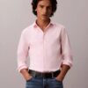Camicia slim in cotone elasticizzato Supima Camicia slim in cotone elasticizzato Supima