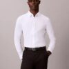 Camicia slim in cotone elasticizzato Supima