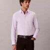 Camicia slim in cotone elasticizzato Supima Camicia slim in cotone elasticizzato Supima