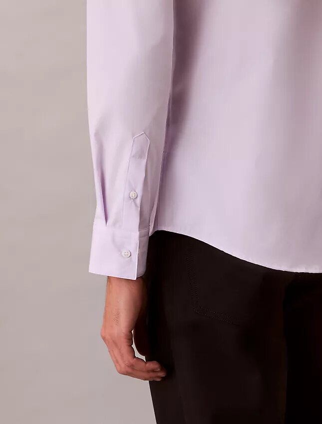 Camicia slim in cotone elasticizzato Supima Camicia slim in cotone elasticizzato Supima