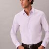 Camicia slim in cotone elasticizzato Supima Camicia slim in cotone elasticizzato Supima