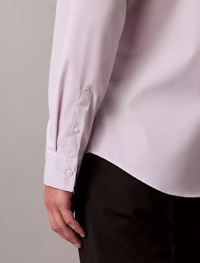 Camicia slim in cotone elasticizzato Supima Camicia slim in cotone elasticizzato Supima