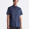 Camicia slim in cotone Stretch con bottoni