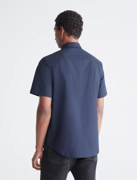 Camicia slim in cotone Stretch con bottoni