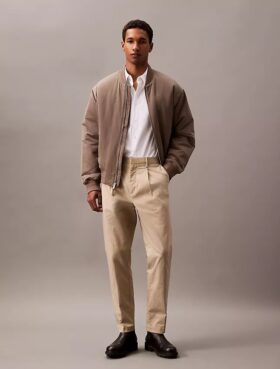 Camicia slim in cotone Stretch con bottoni