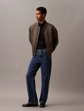 Camicia slim in cotone Stretch con bottoni