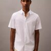 Camicia slim in cotone Stretch con bottoni