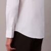 Camicia slim in popeline di cotone Cotton Stretch con bottoni Camicia slim in popeline di cotone Cotton Stretch con bottoni